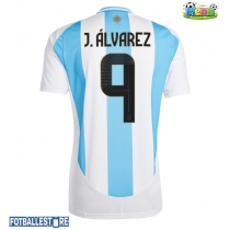 Argentina Julian Alvarez #9 Hjemmedrakt Copa America 2024 Kortermet